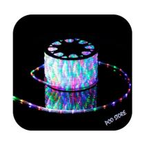 Mangueira Led Redonda 100m Decoração Natal Uso Externo Colorido 220V