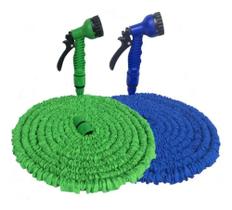 Mangueira Mágica Expansível 15 Metros com Pistola de Água 7 Jatos para Jardim e Lavagem Mangueira Mágica Expansível 15 Metros com Pistola de Água 7 Jatos para Jardim e Lavagem
