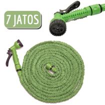 Mangueira Magica Extensível 22,5 Metros Irrigação 7 Jatos Super Flexível Para Jardim - 123Útil
