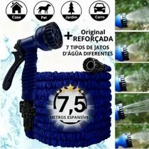 Mangueira Mágica Flexível para Jardim 7,5m Snel Home Mangueira Expansível Retrátil para Irrigação, Limpeza e Uso Doméstico