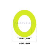 Mangueira Odontológica Espaguete Pu Amarela 1,6 Mm - 50 Mts