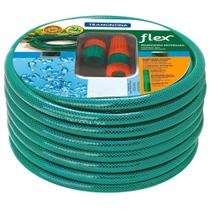 Mangueira p/ Jardim Flex Com Engate Verde 20m - Tramontina