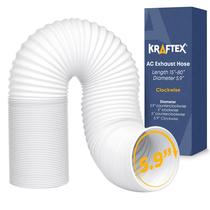 Mangueira para Ar Condicionado Portátil Kraftex - 5,9cm de Diâmetro - 80cm