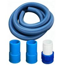 Mangueira Para Aspirar Piscina 6 Metros + Bocal+ Adaptador