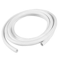 Mangueira Para Chuveiro Ducha Banheira Infantil Com 3 metros Flexível Siliconada 3/8 x 1,5mm Branca