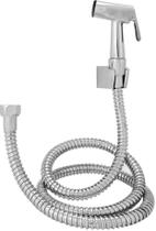 Mangueira Para Ducha Higiênica Flexível Cromada Com Gatilho