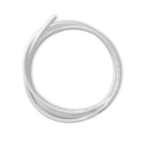Mangueira para Filtro e Purificador de Água 1/4 Branco 1 Metro Polietileno Atóxico, Compatível com Consul, Electrolux e IBBL