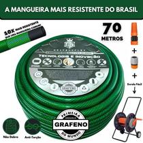 Mangueira Para Jardim 70 Mt Com Carrinho Enrolador - Gf.