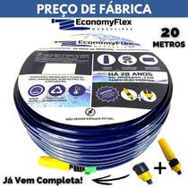 Mangueira Para Jardim Azul Siliconada Economyflex 20 Metros