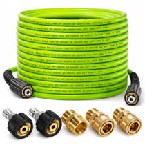 Mangueira para Lavadora de Alta Pressão Hourleey 15 m 3600 PSI Flexível Mangueira para Lavadora de Alta Pressão Hourleey 15 m 3600 PSI Flexível