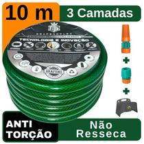 Mangueira para Quintal 10 Mts + Suporte - GrafenoFlex Verde