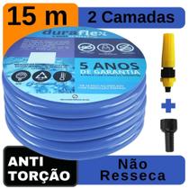 Mangueira para Quintal Siliconada Azul 15 Mts DuraFlex