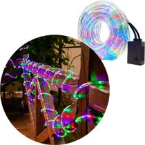Mangueira Pisca 460 Lâmpadas LEDs Colorido Natalino 20M 220v Mangueira Pisca 460 Lâmpadas LEDs Colorido Natalino 20M 220v