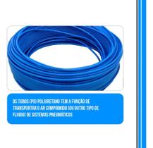 Mangueira Pneumática Flexível PU 8mm x 10,20,30,50 e 100 Metros 150 PSI