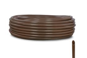 Mangueira polietileno para irrigação 1,5mm meia polegada 100m marrom Mangueira polietileno para irrigação 1,5mm meia polegada 100m marrom