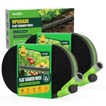 Mangueira porosa plana RAINPOINT 30 m à prova de vazamentos, kit com 2 unidades para jardim Mangueira porosa plana RAINPOINT 30 m à prova de vazamentos, kit com 2 unidades para jardim