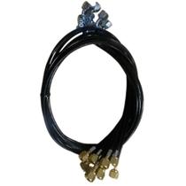 Mangueira Pressostato Capilar com Conector 1/4 SAE Vulkan Reto/Curvo 75cm