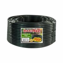 Mangueira Preta Irrigação 1'' 1,6 mm- Rolo C/ 50m - MAXILONA