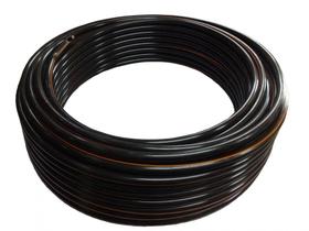 Mangueira Preta Plástica Marcação Laranja 3/4" Rolo 100m - Volpato, Opção: Preto, Tamanho: 2,5mm