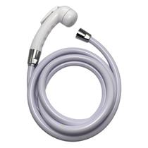 Mangueira PVC Branca LISA Com Ducha Manual Cromada Cardal - AC222K140