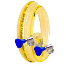 Mangueira Pvc Para Gás Cozinha 7 Metros Abraçadeira Manual