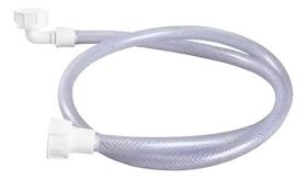 Mangueira Reforçada para Máquina de Lavar 1,5m PVC Cristal Trançado com Engates Alta Pressão Durável