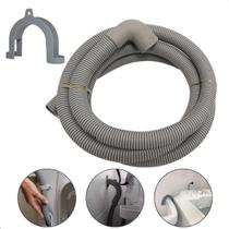 Mangueira Saida 1.85m com suporte Para Máquina de lavar e tanque compatível com varias Marcas Curva Mangueira Saida 1.85m com suporte Para Máquina de lavar e tanque compatível com varias Marcas Curva