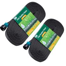 Mangueira Soaker Hlinker, pacote com 2 unidades de irrigação por gotejamento conectável de 15 m