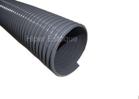 Mangueira Sucção Leve Vácuo Ar Cinza 4 pol - 25 m