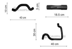 Mangueira Superior/inferior/bocal Tanque Fox/space/cross 03-