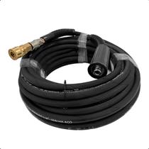 Mangueira Trama Aço 12m Sigma Tools Conexão M22 14/15mm X Engate Rápido Alta Resistência