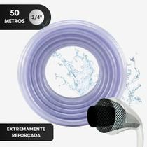 Mangueira trançada 3/4 transparente 50 metros forceline Mangueira trançada 3/4 transparente 50 metros forceline