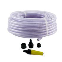 Mangueira Trancada 7/16" Transp 20M Engat+Esguicho Forceline