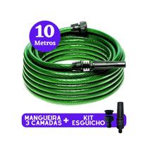 Mangueira trançada de Jardim de 10/20/30 Metros Não Dobra Portátil 2 Cores Recapada Flexivel Esguicho Resistente