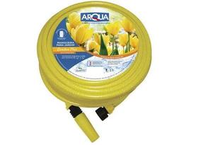 Mangueira Trançada Silicone Amarela 10 Metros Arqua Mangueira Trançada Silicone Amarela 10 Metros Arqua