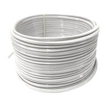 Mangueira Tripla C/ Capa 5,0x3,2mm Branco Gelo (Pu) (Kit 4)