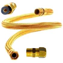 mangueira tubo flexível nbr 14177 fogão embutir GLP GN 80 cm mangueira tubo flexível nbr 14177 fogão embutir GLP GN 80 cm