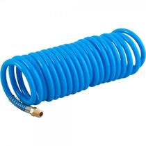Mangueira tubo poliuretano azul espiral conector 1/4" NPT macho 6,5 mm x 10,0 mm com 5,0 m VONDER Mangueira tubo poliuretano azul espiral conector 1/4" NPT macho 6,5 mm x 10,0 mm com 5,0 m VONDER