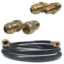 Mangueira Vácuo Alta Performance 2 Conexões Latão 3 8 1 4