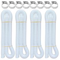 Mangueiras de piscina BEFANS para piscinas acima do solo, 1,25 cm x 150 cm, pacote com 4 Mangueiras de piscina BEFANS para piscinas acima do solo, 1,25 cm x 150 cm, pacote com 4