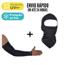 Manguito + Balaclava Touca Ninja Proteção Solar UV50+