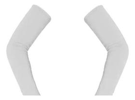 Manguito c/ proteção uv+50fps braço confort s/ dedo g branco