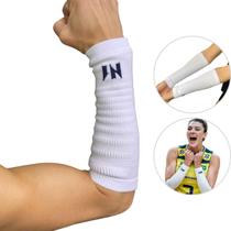 Manguito Curto Protetor de Antebraço N1 Sport Proteção UV50+ Branco Manguito Curto Protetor de Antebraço N1 Sport Proteção UV50+ Branco