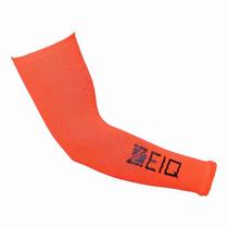 Manguito de Compressão Zeiq Laranja Neon - Logo Preto