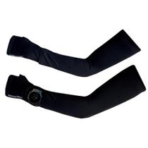 Manguito Esportivo com Luva abertura para relógio e tecido térmico Sportbr - PRETO