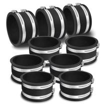 Manguito flexível de controle de poeira POWERTEC 70149-P9 4 polegadas 9 PK