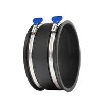 Manguito flexível de controle de poeira POWERTEC 70281 de 6 polegadas com braçadeiras, 1 pacote