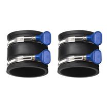 Manguito flexível de controle de poeira POWERTEC 70337-P2 com braçadeiras de mangueira de 2-1/2"