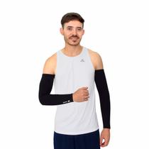 Manguito Longo Elástico Pro Muvin Mangote Dry Proteção Solar FPS UV50+ Refletivo - Ciclismo MTB - Barra Elástica