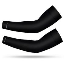Manguito Longo Térmico e Compressão Gold Sports Adulto Dry Preto Proteção Solar Uv+50 - 2 pçs Manguito Longo Térmico e Compressão Gold Sports Adulto Dry Preto Proteção Solar Uv+50 - 2 pçs